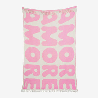 Klekks No. 11 Amore Pink Wolldecke