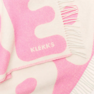 Klekks No. 11 Amore Pink Wolldecke