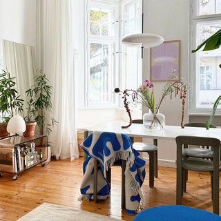 Klekks Amore Blue Wolldecke