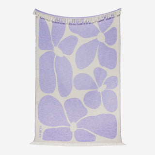 Klekks No. 32 Flieder Wolldecke