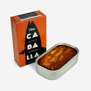 Caballa (Makrelenfilets) en salsa de tomate