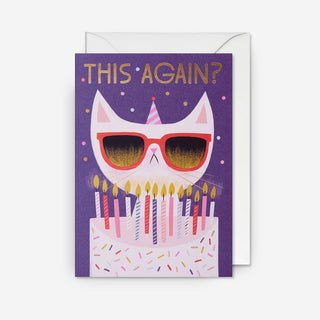 This again? Grumpy Cat Grußkarte