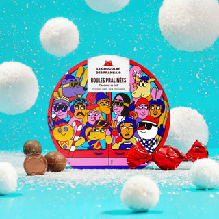 Christmas on the Slopes Tin Box Praliné