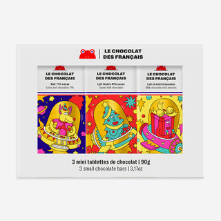 Galactic Christmas 3 Choclate Bars Geschenkbox