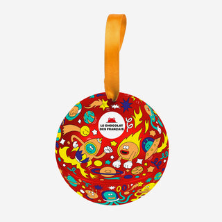 Galactic Christmas Tin Ball Schoko Crisp