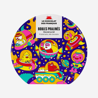 Galactic Christmas Tin Box Praliné