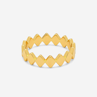 Confetti Ring Gold Plated