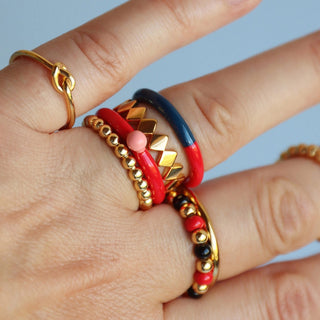 Confetti Ring Gold Plated