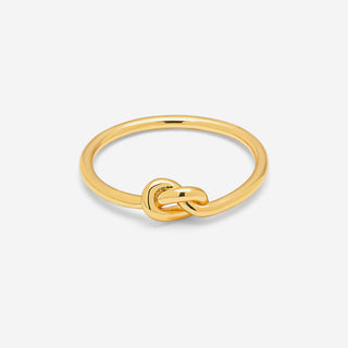 Love Knot Ring Gold Plated