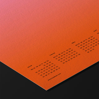 Gradient Poster Calendar 2027