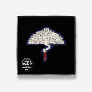 Brosche Cigogne