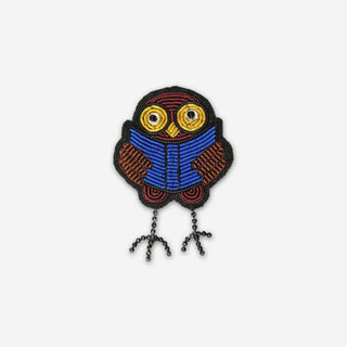Brosche Cultured Owl