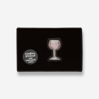 Brosche Glass of Rosé