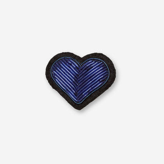 Brosche Heart Blue