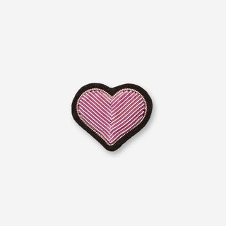 Brosche Heart Pink