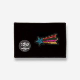 Brosche Rainbow Shooting Star