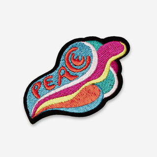 Patch Funky Peace - Bügel-Aufnäher