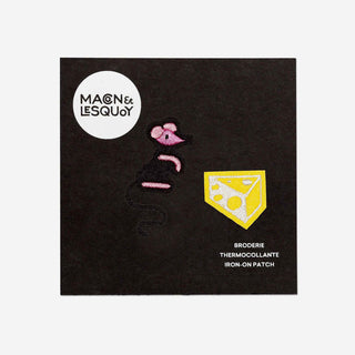 Patch Gourmet Mouse – Bügelaufnäher