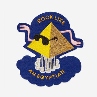 Patch Rock like an Egyptian - Bügel-Aufnäher