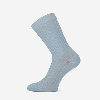 Cashmere Socken - Light blue