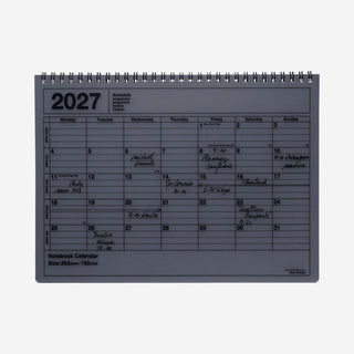 2027 Notebook Calendar