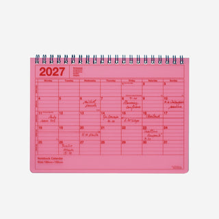 2027 Notebook Calendar