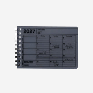 2027 Notebook Calendar XS