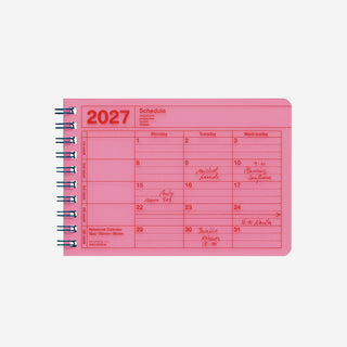 2027 Notebook Calendar XS