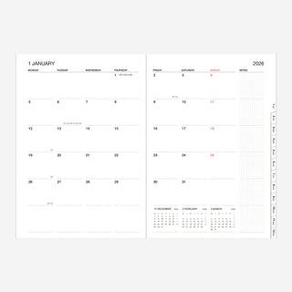 25|26 Diary A5 Cats & Dots Pink