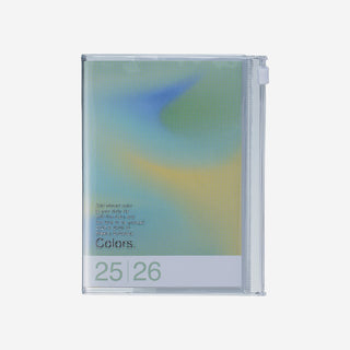 25|26 Diary A6 Gradient Green