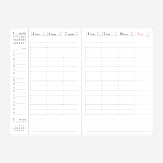 25|26 Diary B6 Colors Yellow