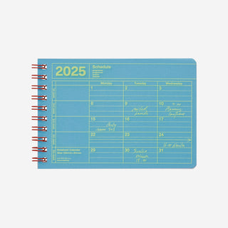 2026 Notebook Calendar XS Blue