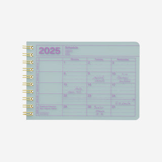 2026 Notebook Calendar XS Mint