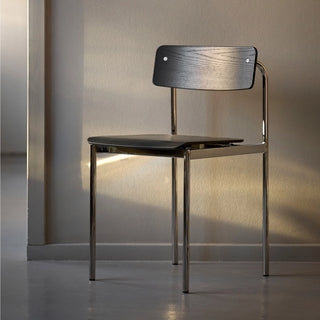 Offset Chair Chrome
