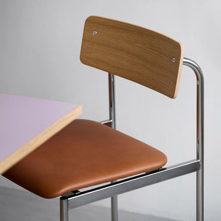Offset Chair Chrome