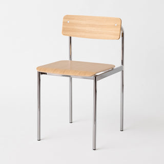 Offset Chair Chrome