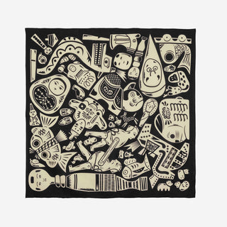 COCHAE Japanese Folk Toys Furoshiki Wrapping