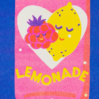 Pink Lemonade Risografie Druck