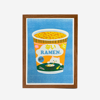 Ramen Risografie Druck