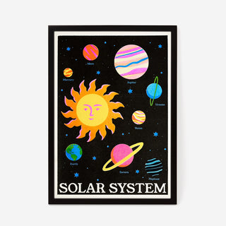 Solar System Risografie Druck