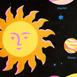 Solar System Risografie Druck