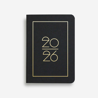 Taschenkalender 2026 - Ebony Black