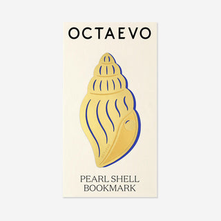 Pearl Shell Brass Lesezeichen