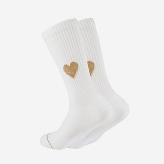 Icon Glitter Love Gold Socken