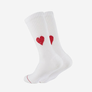 Icon Glitter Love Red Socken