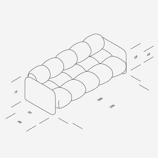 SANDER UP Sofa 3-Seater