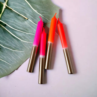 Dip Dye Copper Moody Reflections – Set mit 4 Kerzen