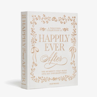 Embroided Photo Album Happily Ever After