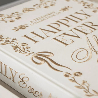 Embroided Photo Album Happily Ever After