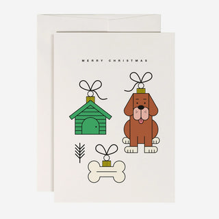 Merry Christmas Bello Weihnachtskarte